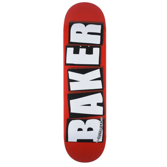 Baker Brand Logo Red/White Deck - 8.5