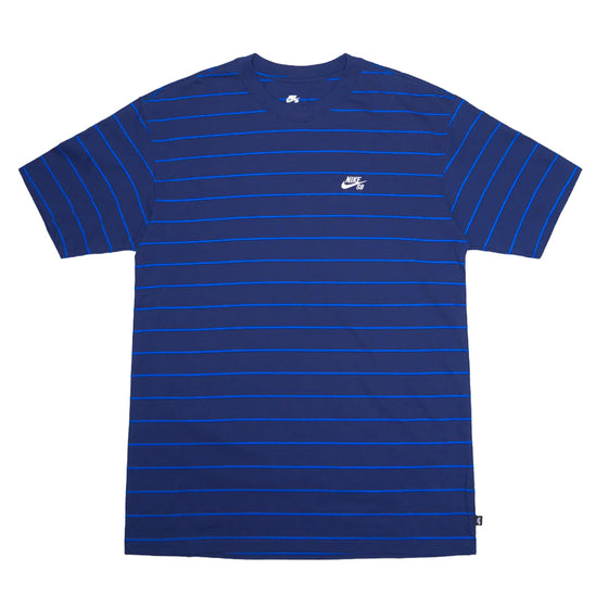 Nike SB Max 90 Striped Tee - Blue - Medium