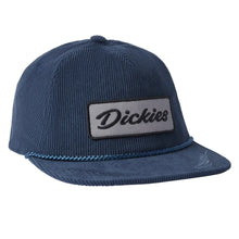  Dickies Mid Vintage Embroidered Patch Cord Cap - Blue