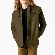  Dickies Skateboarding Duck Shirt Jacket - Olive Green - Large