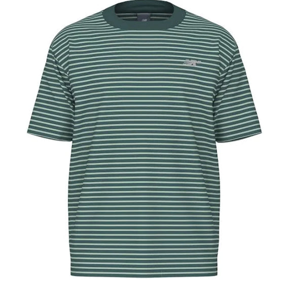 New Balance Numeric Stripe Tee - Green/White - XLarge