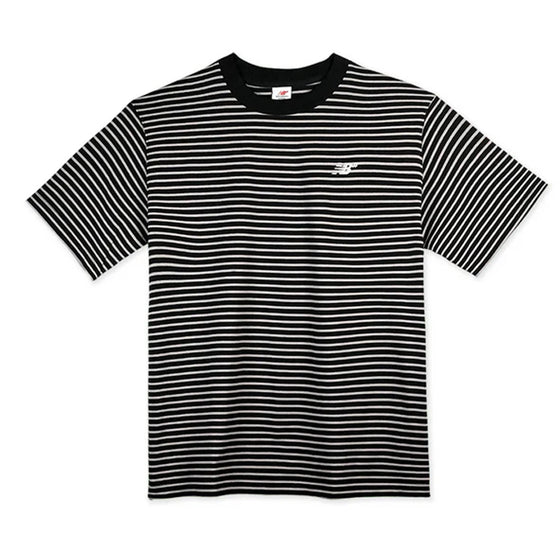 New Balance Numeric Stripe Tee - Black/White - Large