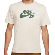  Nike SB Tee - Cream/Green - Medium