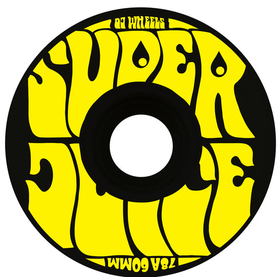 OJ Super Juice Wheels 78a - Black/Yellow - 60mm