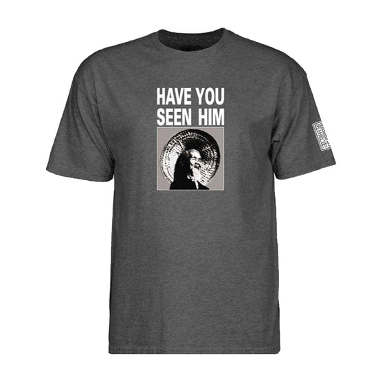 Powell Peralta Have You Seen Him Tee - Heather Grey - Small