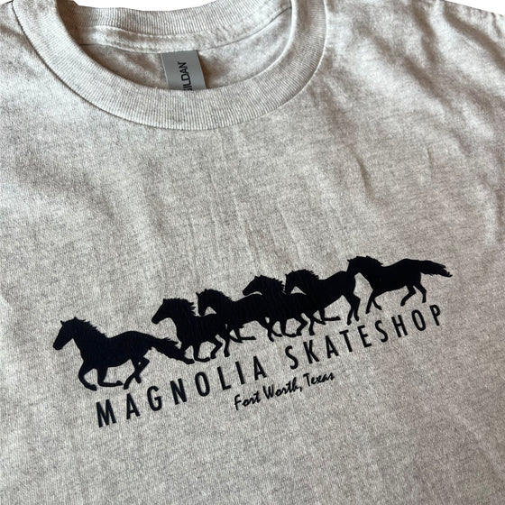 Magnolia Stampede Tee - Ash Grey