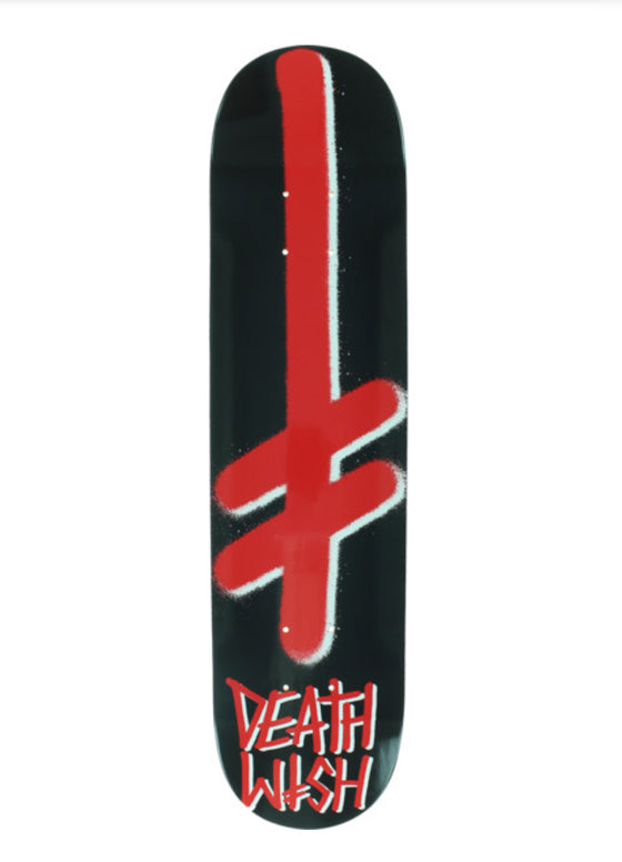 Deathwish Gang Logo - Blk/Red - 8.25